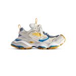 Men’s Cargo Sneaker  in White/grey/orange/blue